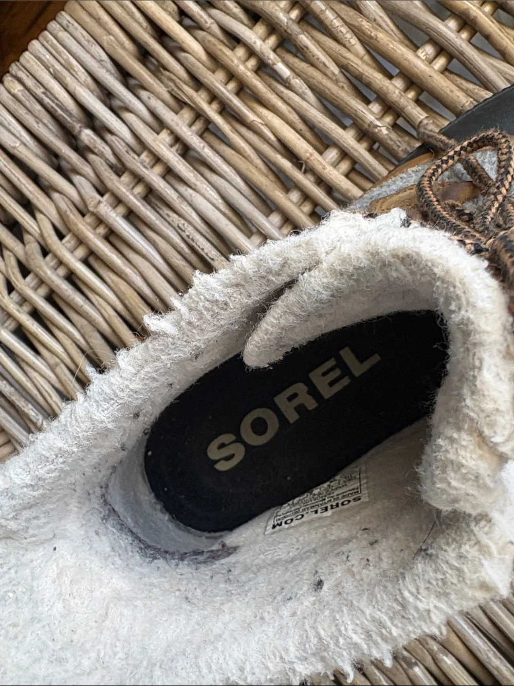 Sorel Out ‘N About Plus Felt Brown, Gray & Black Women's Insulated Boots Size 10 - Picture 8 of 9
